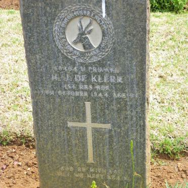 KLERK H.J., de -1944