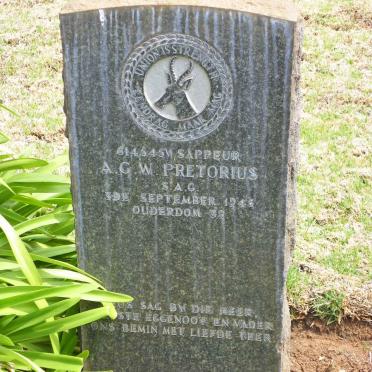 PRETORIUS A.G.W. -1945