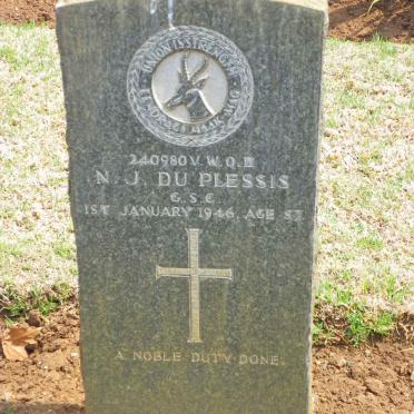 PLESSIS N.J., du -1946