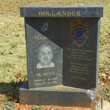 HOLLANDER Marvin Duncan 1986-2014