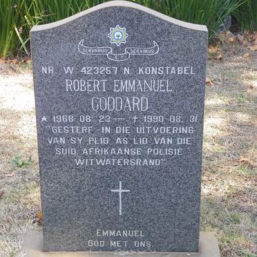 GODDARD Robert Emmanuel 1968-1990