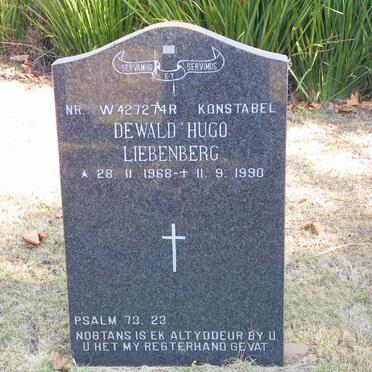 LIEBENBERG Dewald Hugo 1968-1990