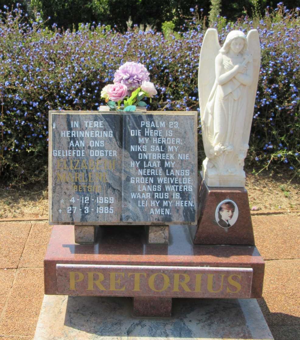 PRETORIUS Elizabeth Marlene 1969-1985