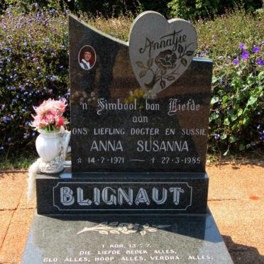 BLIGNAUT Anna Susanna 1971-1985