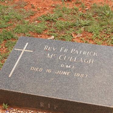 Mc CULLAGH Patrick -1987