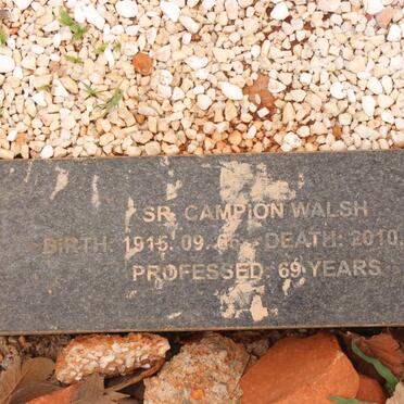 WALSH Campion 1915-2010
