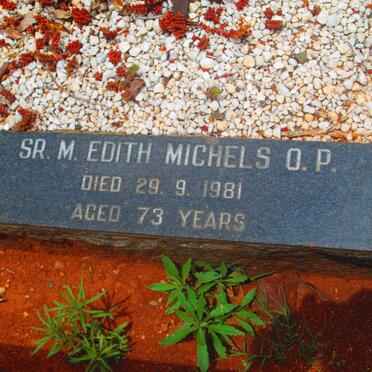 MICHELS Edith M. -1981