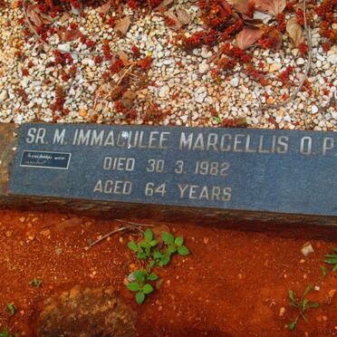 MARCELLIS Immaculee M. -1982