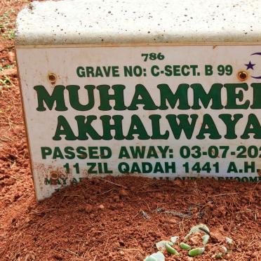 AKHALWAYA Muhammed -2020