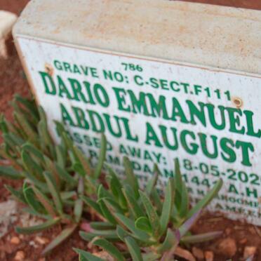 AUGUST Dario Emmanuel Abdul -2020