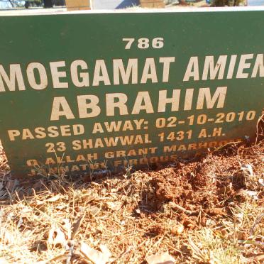 ABRAHIM Moegamat Amien -2010