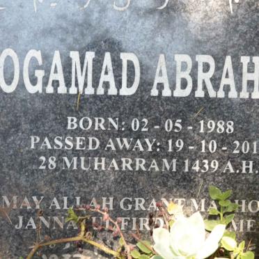 ABRAHAMS Mogamad 1988-2017