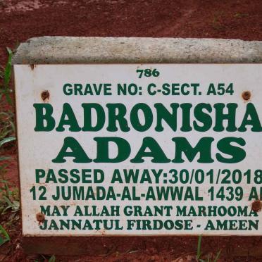 ADAMS Badronisha -2018