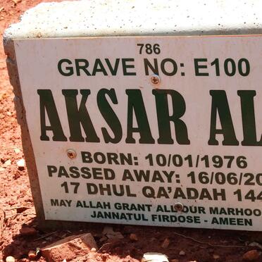 ALI Aksar 1976-2022