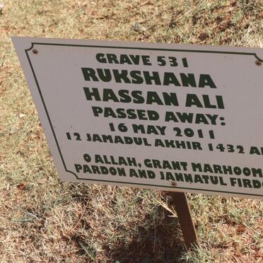 ALI Rukshana Hassan -2011