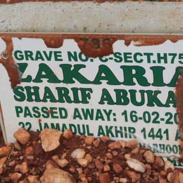 ABUKAR Zakaria Sharif -2020