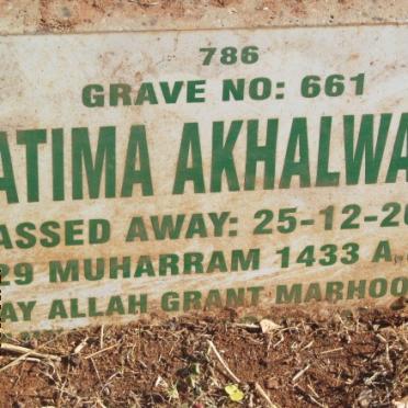 AKHALWAYA Fatima -2011