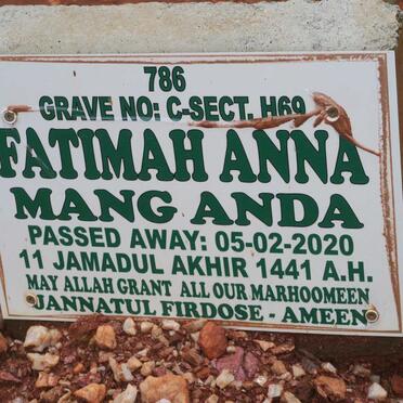 ANDA Fatimah Anna Mang -2020