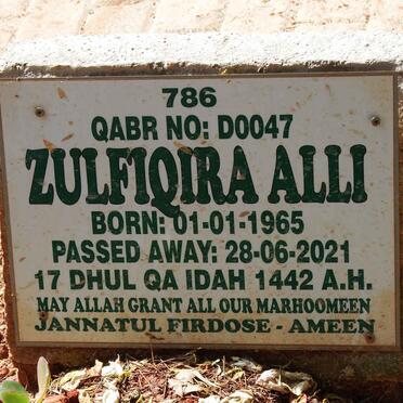 ALLI Zulfiqira -2021