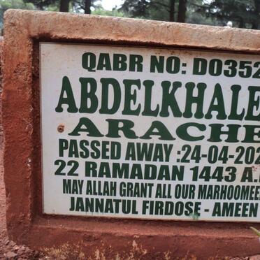 ARACHE Abdelkhalek -2022