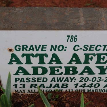 ADEBAYO Atta Afeez -2019