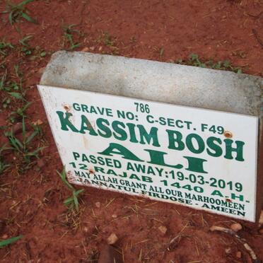 ALI Kassim Bosh -2019
