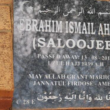 AHMED Ebrahim Ismail -2018