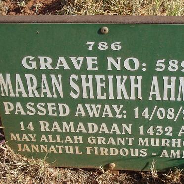 AHMED Maran Sheikh -2011