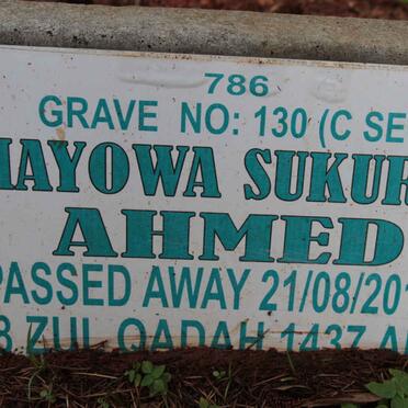 AHMED Mayowa Sukurat -2016