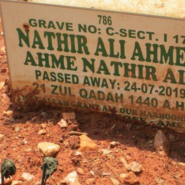 AHMED Nathir Ali -2019