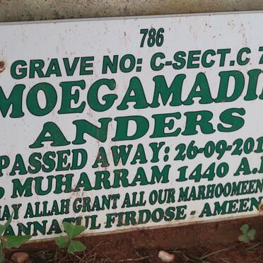 ANDERS Moegamadin -2018