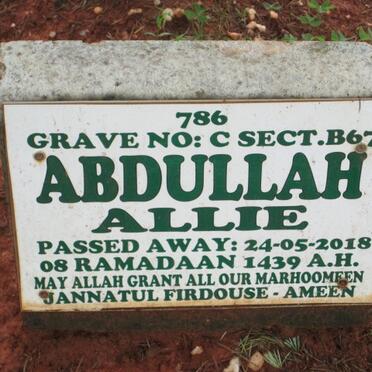 ALLIE Abdullah -2018