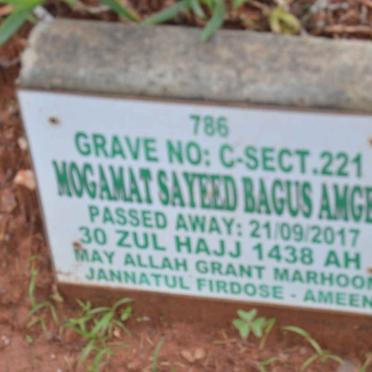 AMGEE Mogamat Sayeed Bagus -2017