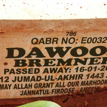 BREMNER Dawood -2022
