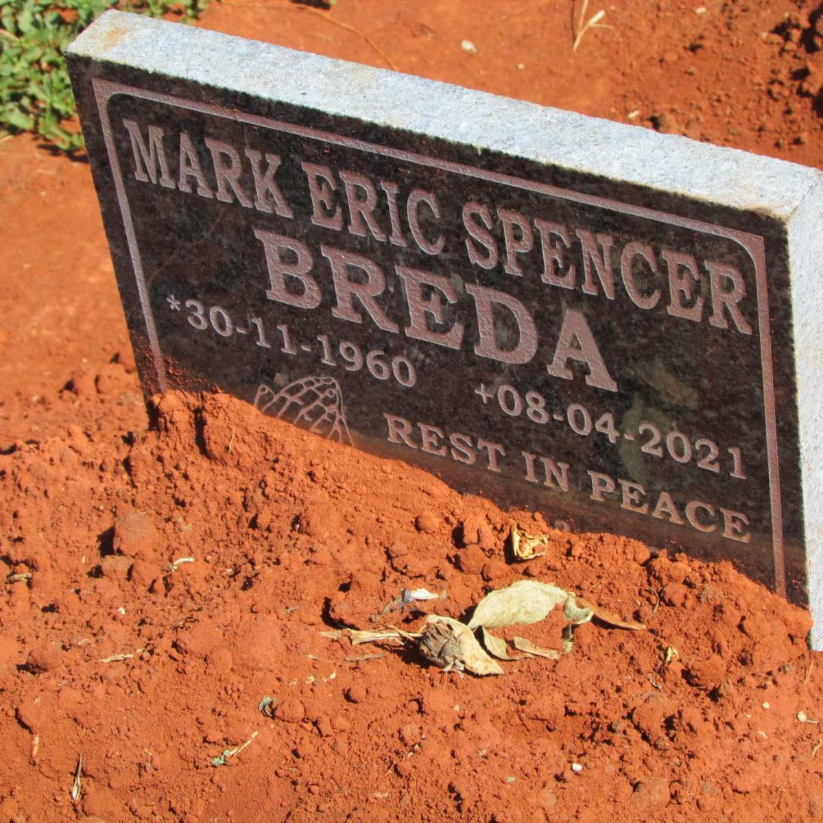 BREDA Mark Eric Spencer 1960-2021