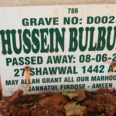 BULBULIA Hussein -2021