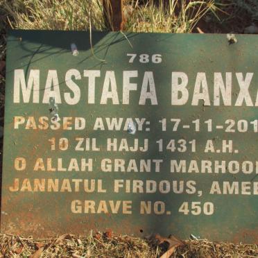 BANXA Mastafa -2010