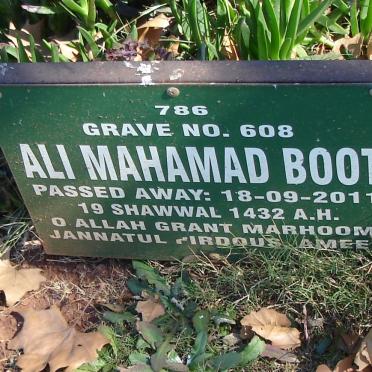 BOOT Ali Mahamad -2011
