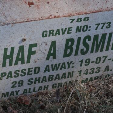 BISMILLA Hafsa -2012