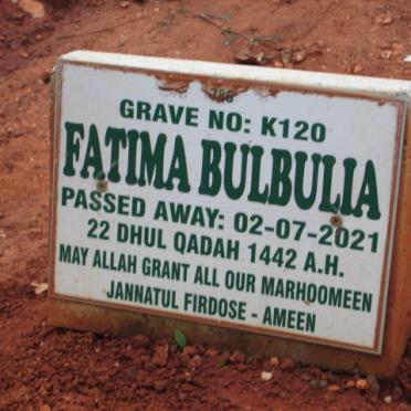 BULBULIA Fatima -2021