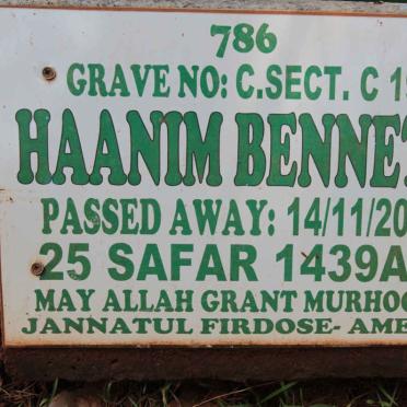 BENNETT Haanim -2017