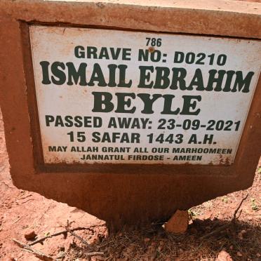 BEYLE Ismail Ebrahim -2021