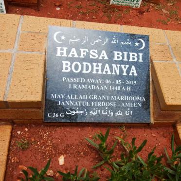 BODHANYA Hafsa Bibi -2019