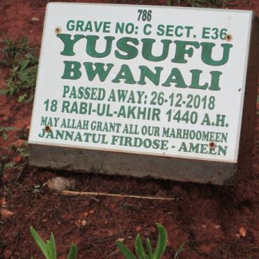 BWANALI Yusufu -2018