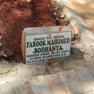 BODHANYA Farook Mahomed -2021