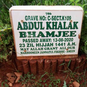 BHAMJEE Abdul Khalak -2020