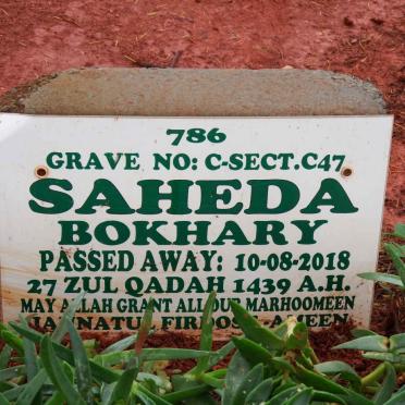 BOKHARY Saheda -2018