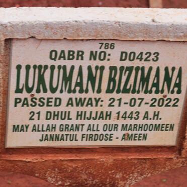 BIZIMANA Lukumani -2022