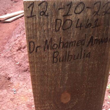 BULBULIA Mohamed Anwar -1922