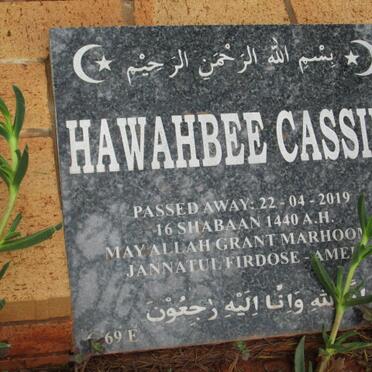 CASSIM Hawahbee -2019